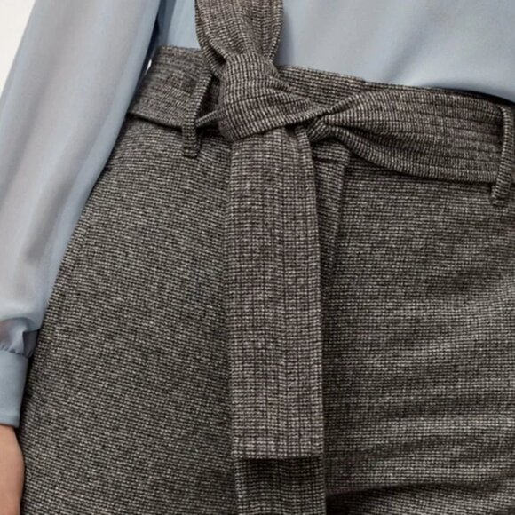 Aritzia Wilfred Jallade Wool Tie Front Pants in Grey - Picture 4 of 9